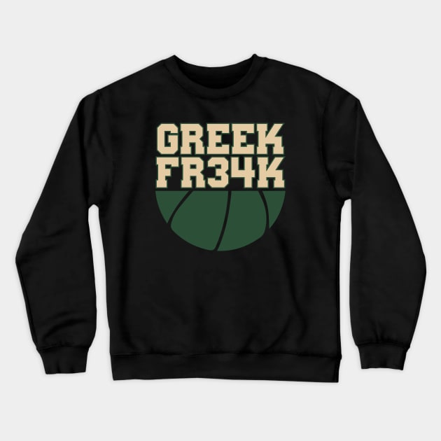 Milwaukee Basketball Fan Crewneck Sweatshirt by For the culture tees